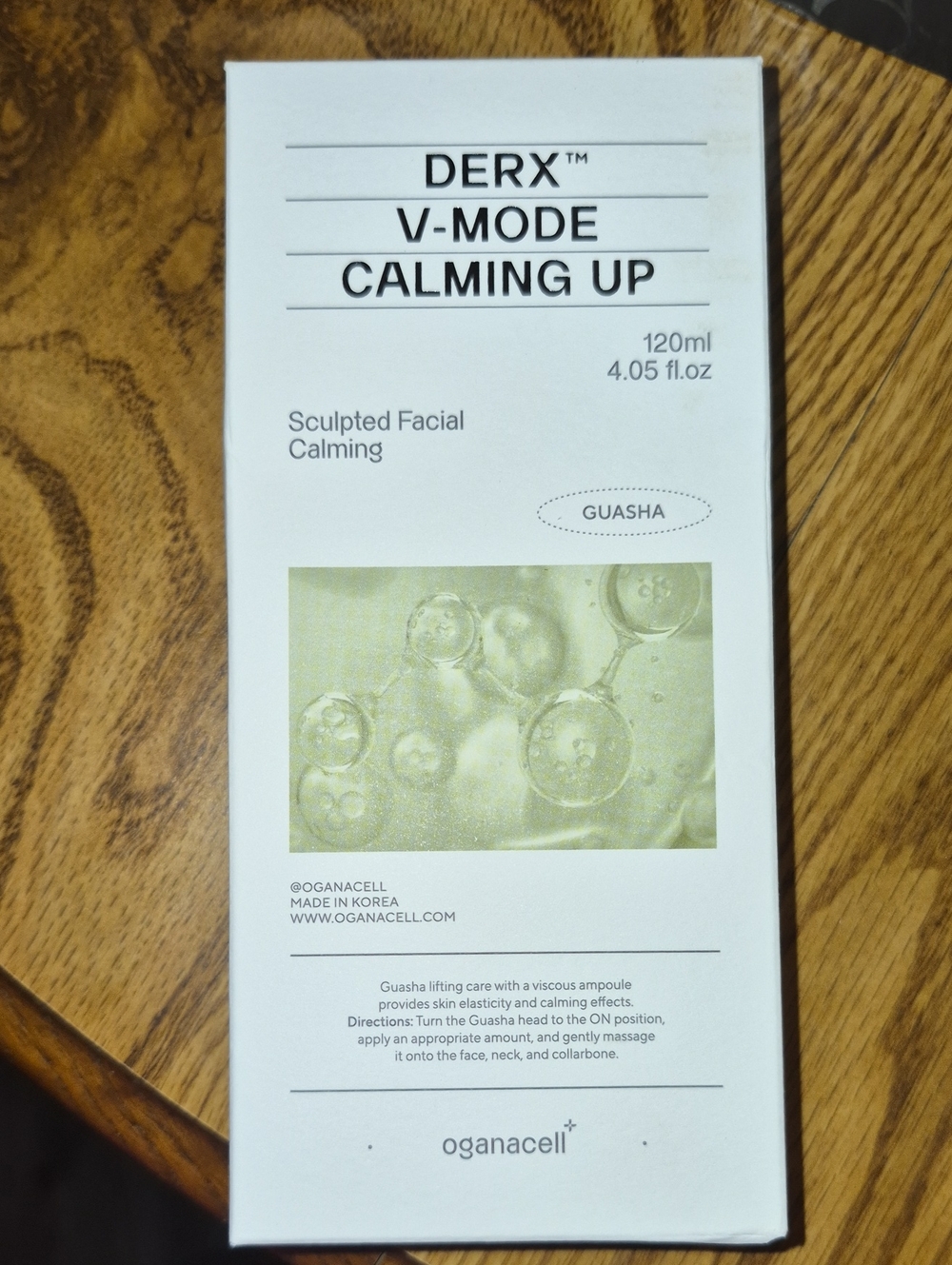 DERX V-Mode Calming Up Sculpted Facial Serum Gua Sha- Nwt